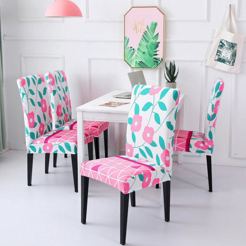 Universal Stretch Spandex Chair Cover Wedding Banquet Chair Slipcovers 1pc/4pcs - Image 3 of 4