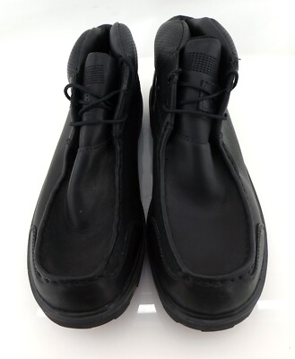 Timberland Boots Mens 11 Black Leather Lace Up Rugged Street Chukka Boots Amazon.com | Timberland Men main image 3