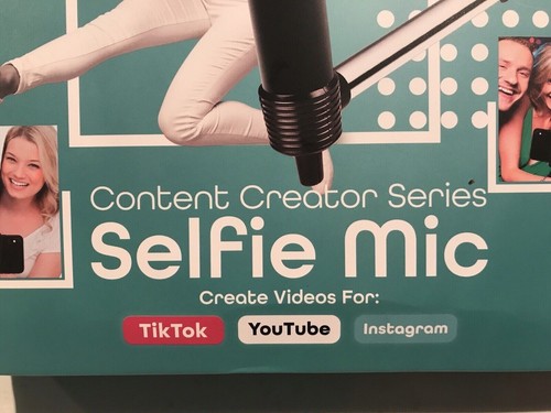 Art+Sound Content Creator Selfie Mic Create Videos For Tik Tok , YouTube, Insta - Picture 2 of 6