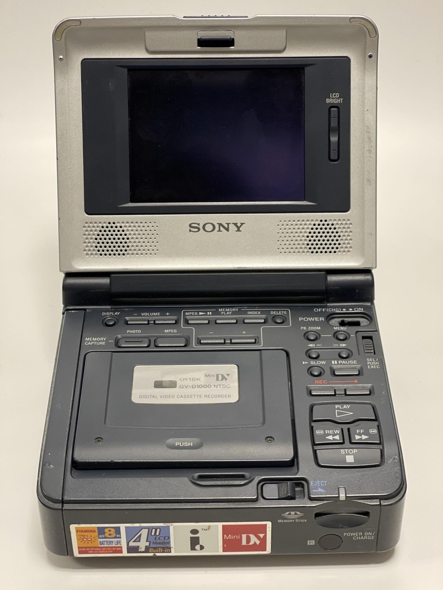 【DV&MiniDV動作確認済】WV-D10000 DV MiniDV SONY Sony NTSC Digital Walkman - MiniDV Recorder - Video Transfer