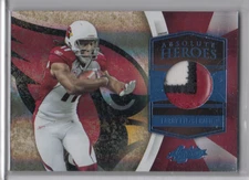 2010 Absolute Memorabilia Heroes Game-Worn Prime Patch Larry Fitzgerald /25 HOF