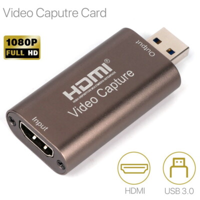 HDMI Video Capture Card Screen Record USB 1080P Game HD Video Capture  Card