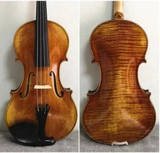 Guarneri Del Gesu 1742 "Lord Wilton" Violin European Spruce Aubert bridge #1447