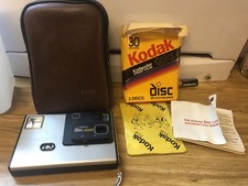 AS IS Kodak Disc 4000 Camera Compact Pocket Vintage Collectible missing button