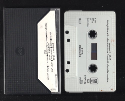 K7 Audio ★ Styx - Equinox ★ Cassette Tape A&M 1975 - Picture 2 of 2