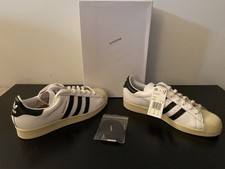 Size 8 - adidas Superstar White Black 