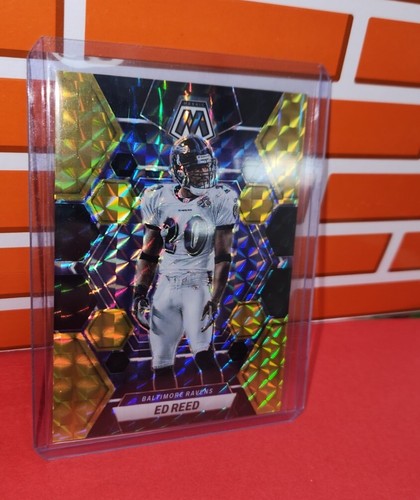 2023 Panini Mosaic Ed Reed Choice Black Gold Prizm #ed 8 - RARE - Picture 11 of 11
