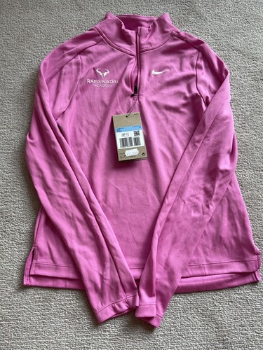 Pink Girls Nike Tennis T-shirt Long Sleeve Top - Picture 2 of 3