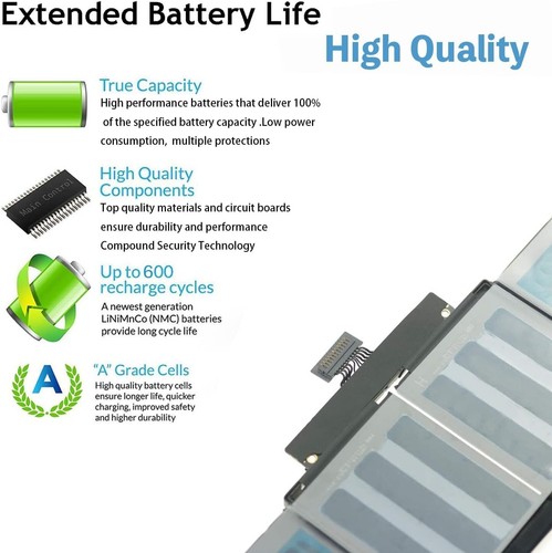 A1618 Battery For Apple MacBook Pro 15” Retina A1398 Mid 2015 99.5Wh - Picture 10 of 12
