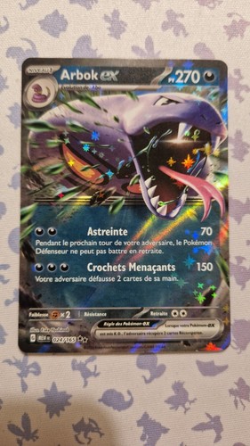 Arbok Ex 24/165 - Myboost X Scarlet And Purple 3.5-151 Box Of 10 French Pokémon Cards