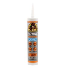 Gorilla Waterproof Caulk & Seal Silicone Sealant, 10oz Cartridge (Pack of 1) - 