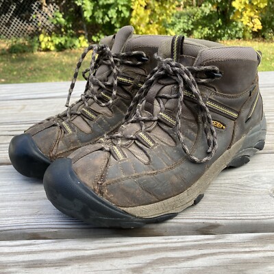 KEEN Targhee Mid Hiking Boots Men's Size 12 Brown 1002376