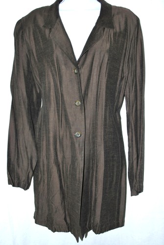 Long Jacket Duster Coat Dressy Size 