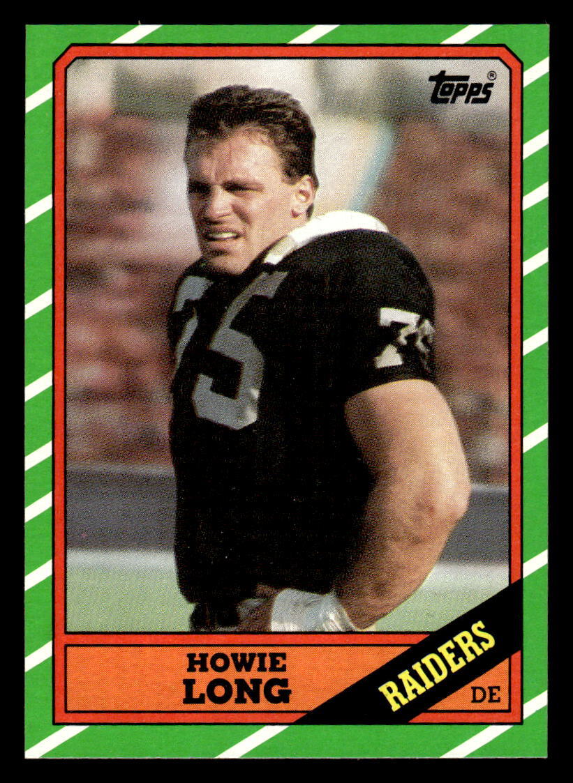 Howie Long 1986 Topps #67 Los Angeles Raiders