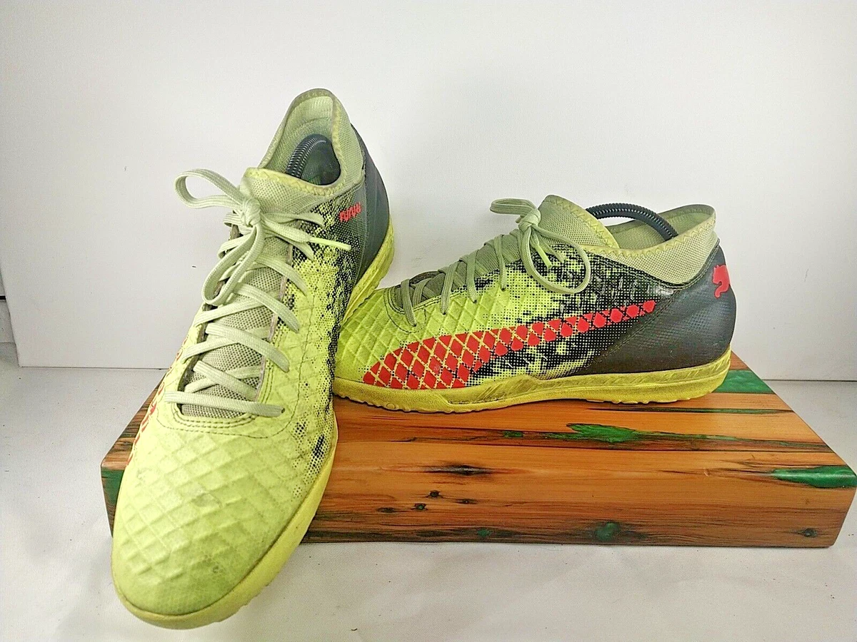 Red and yellow clearance trainers