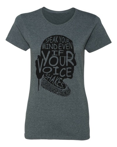 Camiseta para mujer Speak Your Mind Even If Your Voice Shakes RBG - Imagen 20 de 22