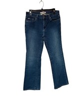 Tommy Hilfiger Low Rise Flare Jeans 8 30x31 Medium Wash Denim RN 77806