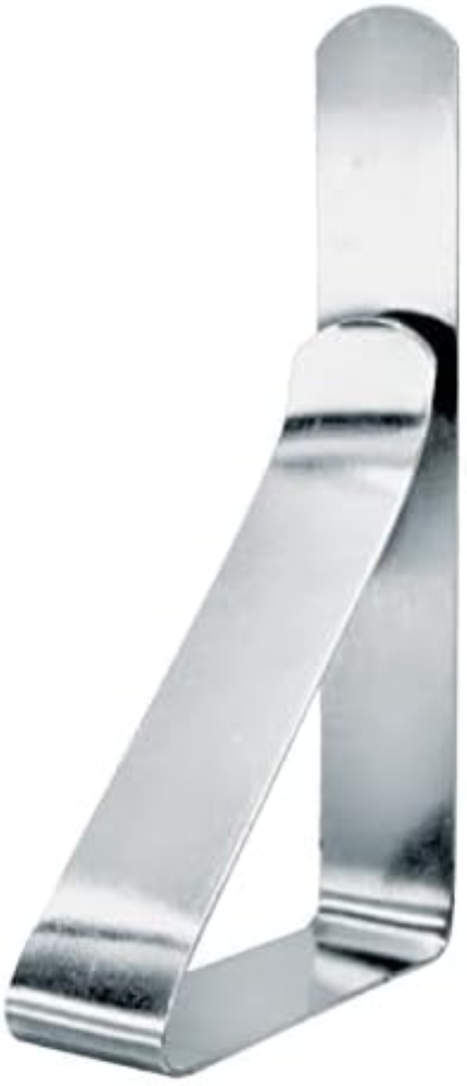 NERTHUS Clip per tovaglia in acciaio inox, da tavolo, regolabile