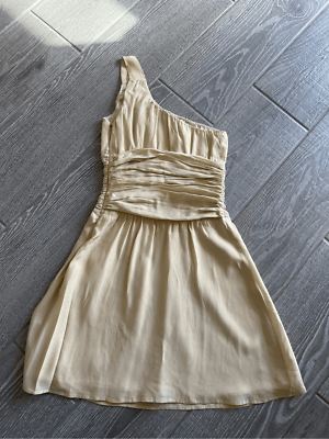 EXPRESS 100% Silk One Shoulder Dress Size 2 | eBay