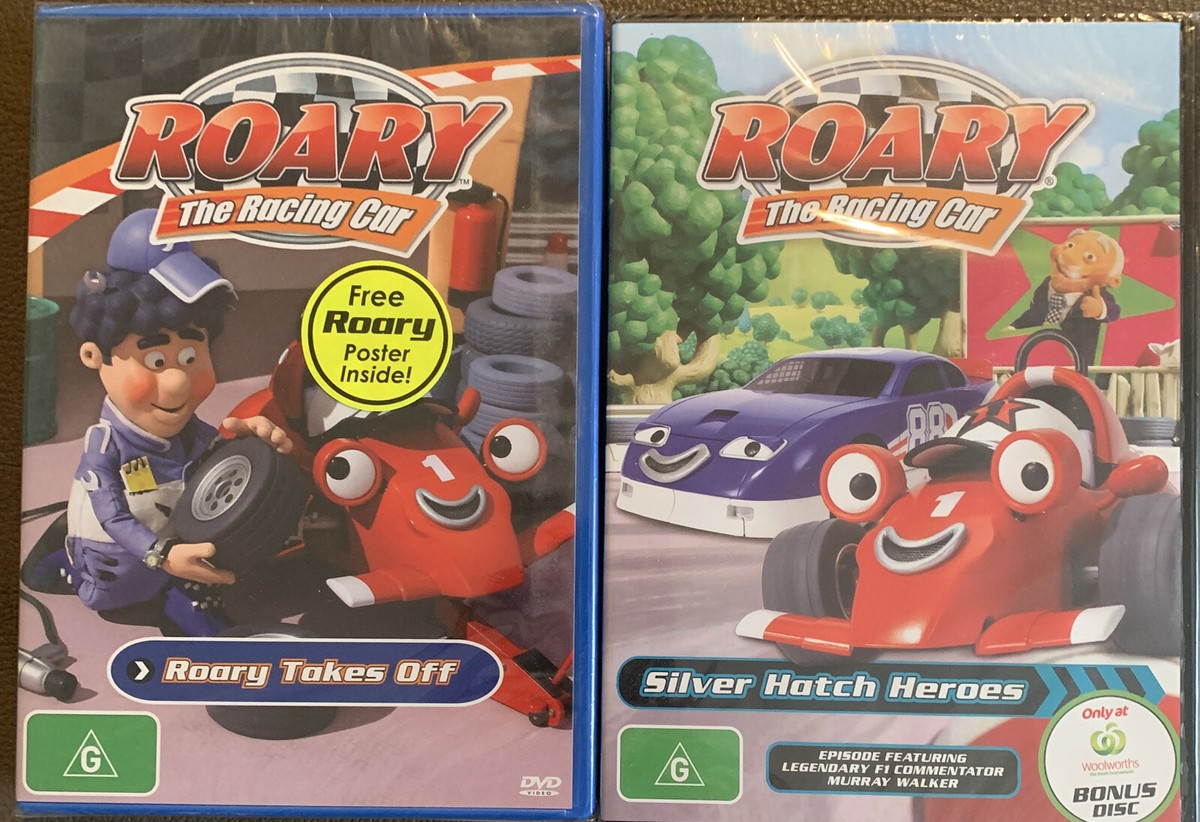 Kids DVD: Roary The Racing Car - Roary Takes Off + Silver Hatch