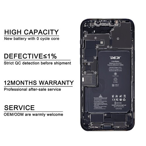 iPhone 6 Battery 2510mAh DEJI® High Capacity Premium Quality Replacement OEM - Picture 5 of 9