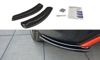 Cup Diffusor AnsäTze Schwarz FüR Ford Focus ST Line MK3 Heck Ansatz Splitter ABS