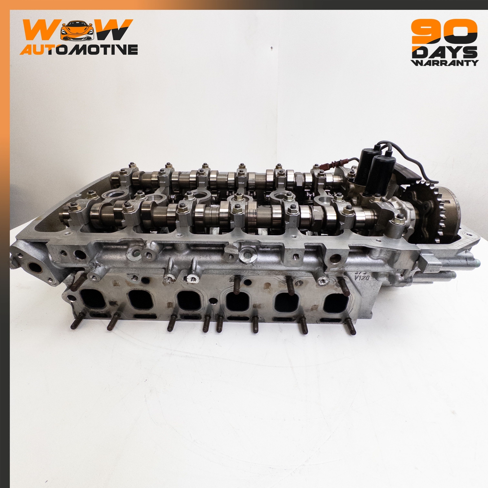 04-13 BENTLEY CONTINENTAL FLYING SPUR 6.0L W12 LEFT ENGINE CYLINDER HEAD OEM