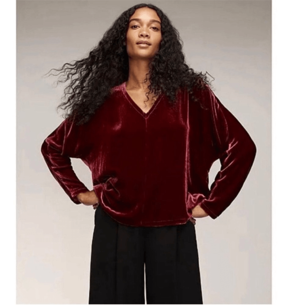 eileen fisher velvet tunic top
