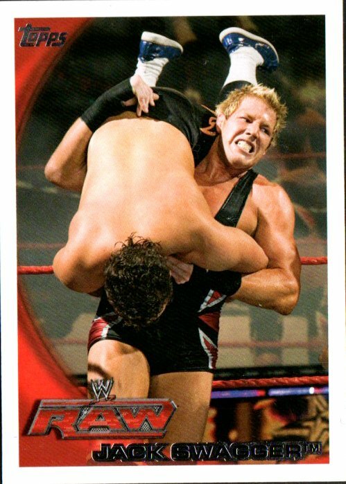 2010 Topps WWE Wrestling Card #48 Jack Swagger  