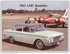1962 AMC Rambler  Auto Refrigerator / Tool Box Magnet Man Cave Shop