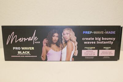 Mermade hair PRO Waver Schwarz Lockenstab Rechnung MwSt 