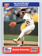 1992 Diet Pepsi Dennis Eckersley Oakland Athletics #7