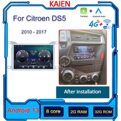 7'' For Citroen DS5 2010-2017 Car Radio Android 13 Auto GPS Navigation Stereo DSP
