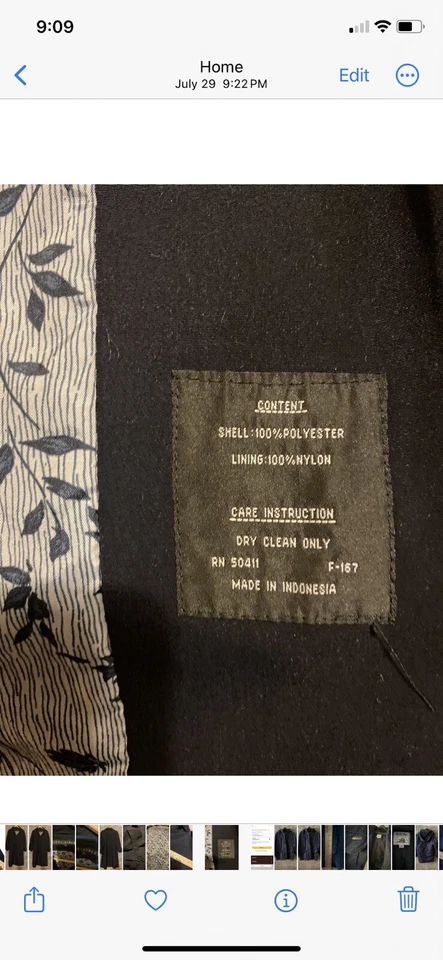 Gabardina Fleet Street para mujer, azul marino, 16 Petite vintage Foto 4 de 4