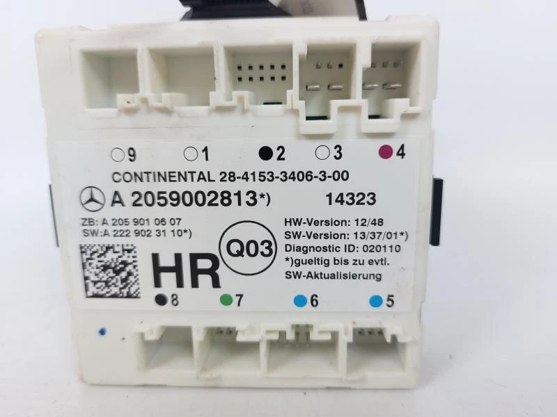 A2059002813 CENTRALINA COMFORT DX PORTA POSTERIORE MERCEDES-BENZ CLASSE C (W205) - Immagine 2 di 2