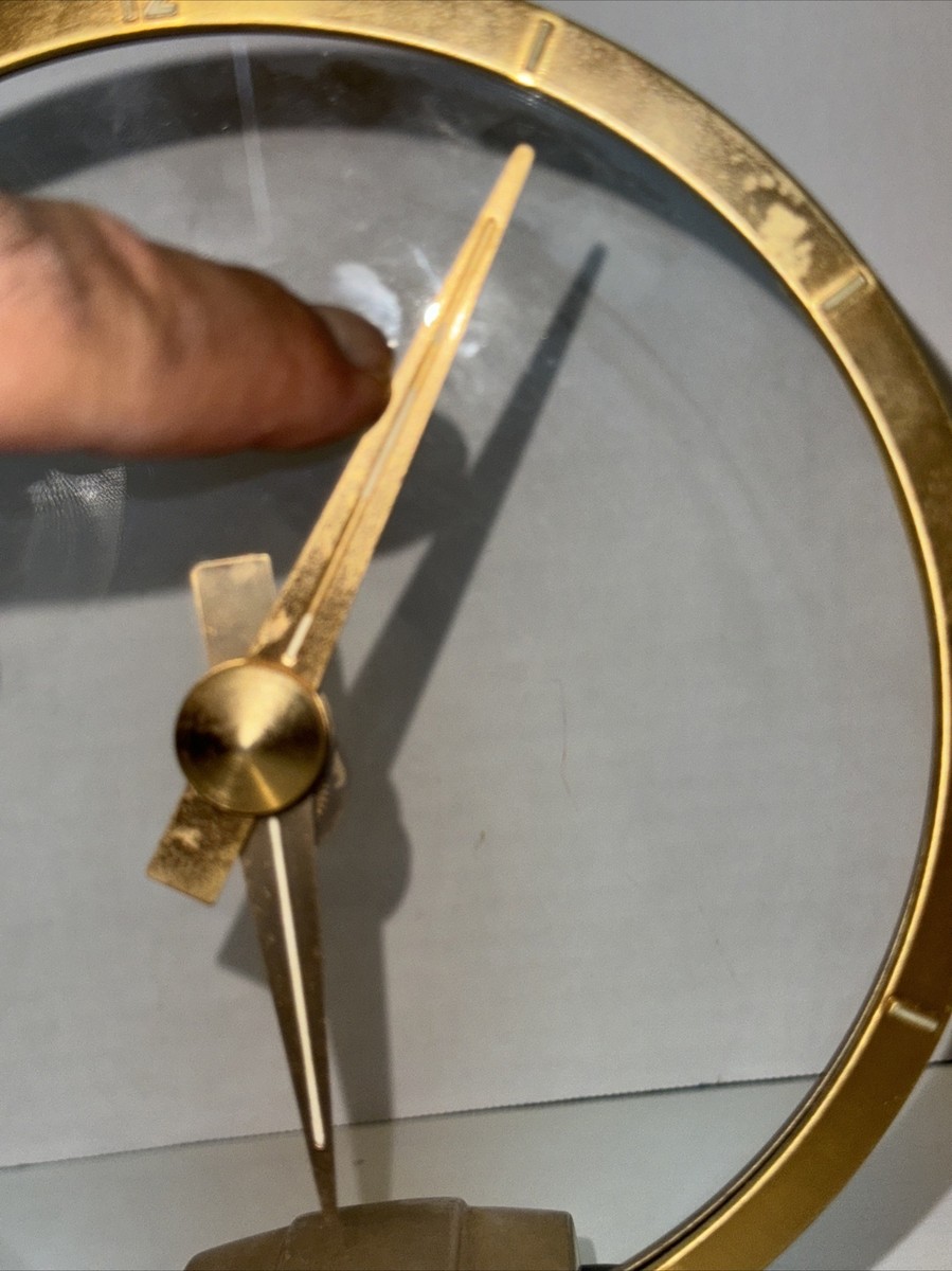 Vintage 1950's Jefferson “The Golden Hour” Mystery Clock 580-101