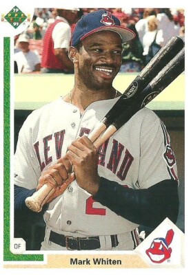 MARK WHITEN CLEVELAND INDIANS #75F - UPPER DECK FINAL EDITION ED NM-MT 1991