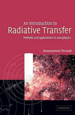 An Introduction to Radiative Transfer Annamaneni Peraiah Hardcover 9780521770019