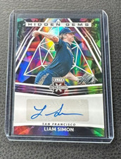 2022 Panini Elite Extra Edition Liam Simon Hidden Gems Auto