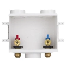 Washing Machine Outlet Box1/2 Inch Push-fit Inlet Connection3/4 Inch MHT Outl...