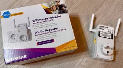 NETGEAR N300 WiFi Range Extender - WLAN-Repeater