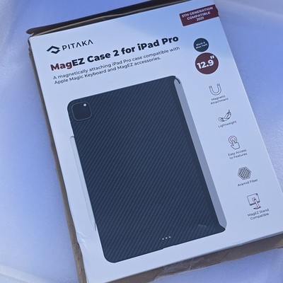MagEZ Case 2 for iPad Pro 12.9'' Pitaka Genuine Black/Blue Twill Brand New 