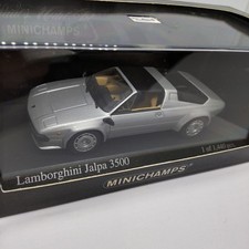 Minichamps 1/43 scale diecast car Lamborghini Jalpa 3500 1981 Silver Harupa