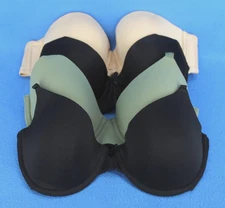 Smoothez Maidenform Mamia n more Underwire Lined T-shirt Bra Lot Size 34C #H8457