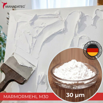 M30 Marmormehl 30my Calciumcarbonat für Restaurationsarbeiten Künstlerarbeiten W