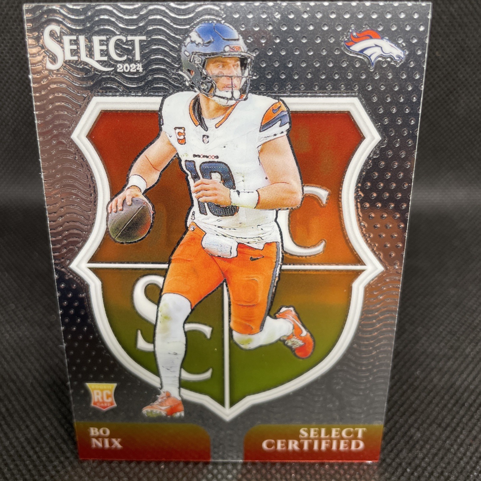 2024 Panini Select - Select Certified Rookies Bo Nix #4 (RC)