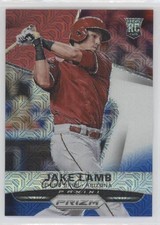 2015 Panini Prizm Red White & Blue Mojo Prizm Jake Lamb #181 z7h