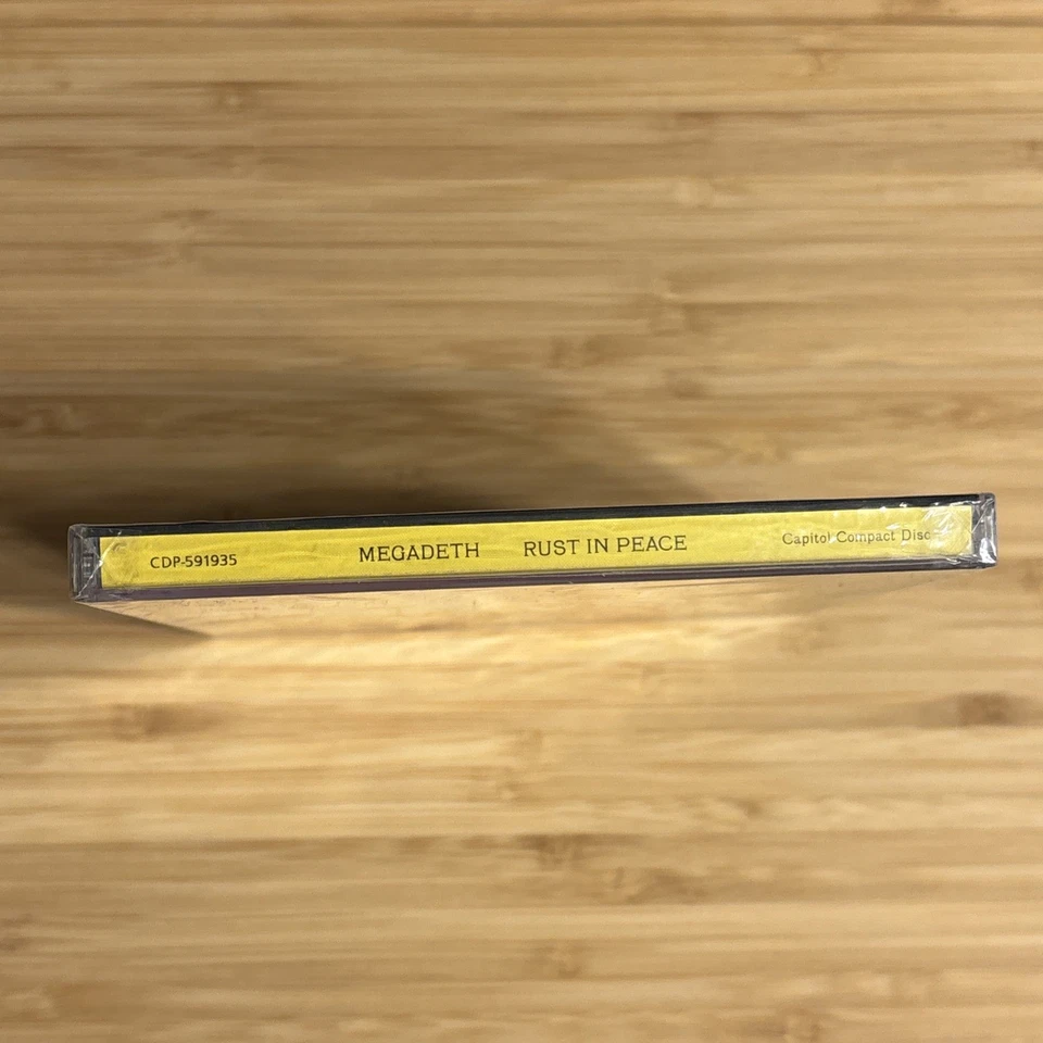 Megadeth Rust In Peace Cd 1990 Columbia House-Capitol Dave Mustaine Sealed! - Image 3 of 4