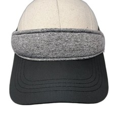 Unbranded Sun Visor Hat Gray One Size Adjustable Breathable Outdoor Blank