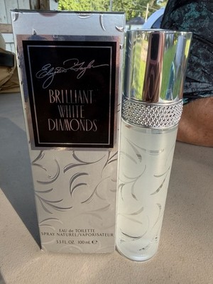 Elizabeth Taylor Brilliant White Diamonds Eau De Toilette! New! 3.3 Fl. Oz.